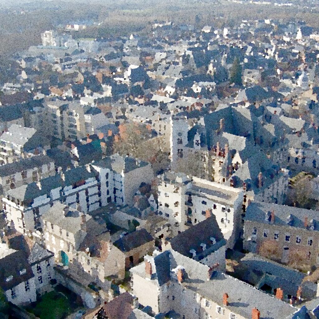 Bourges — aquarelle — France