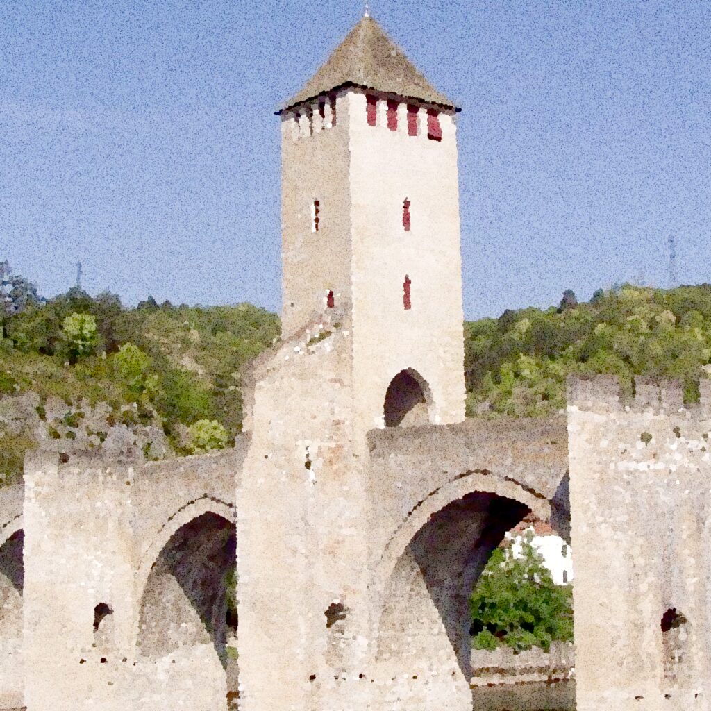 Cahors — aquarelle — France