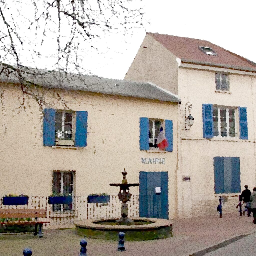Carrières-sur-Seine — aquarelle — France