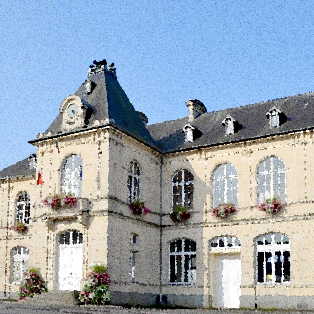 Caumont-sur-Aure — aquarelle — France