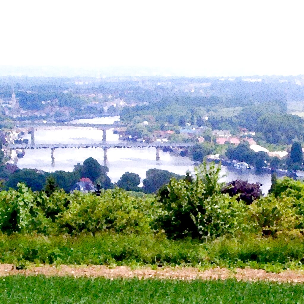 Chanteloup-les-Vignes — aquarelle — France