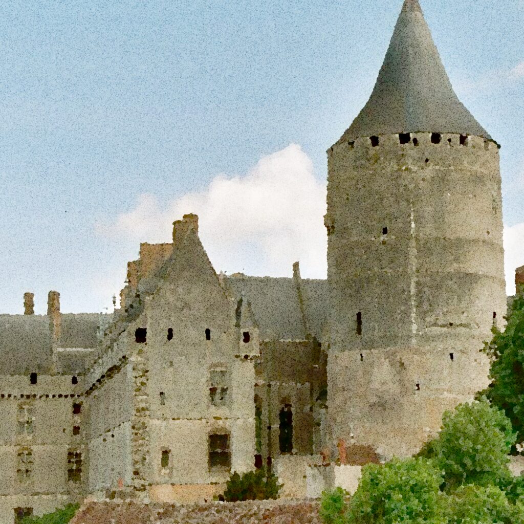 Châteaudun — aquarelle — France