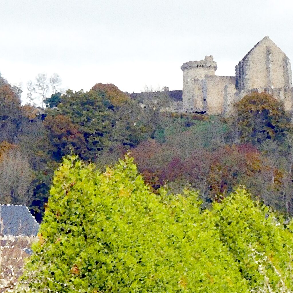 Chevreuse — aquarelle — France