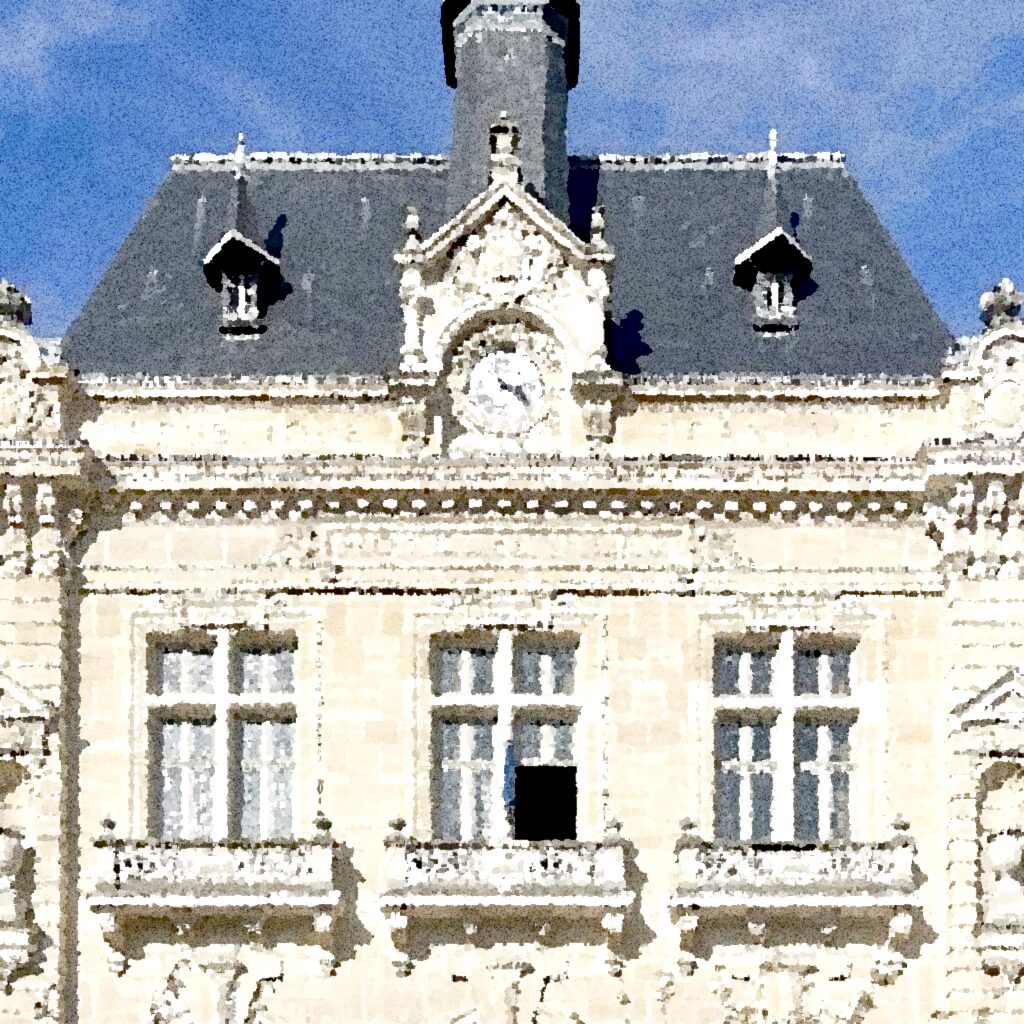 Colombes — aquarelle — France
