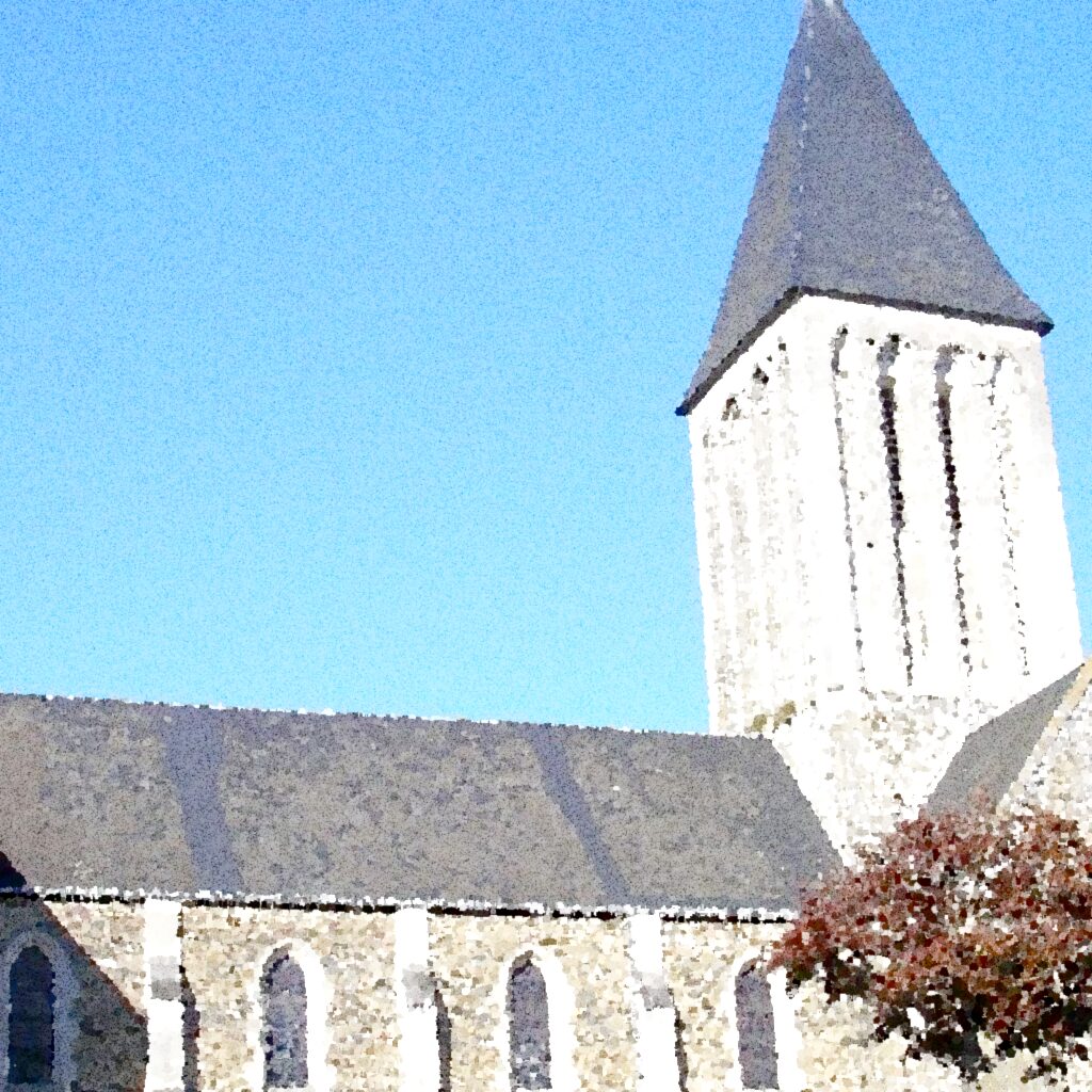 Condé-sur-Vire — aquarelle — France