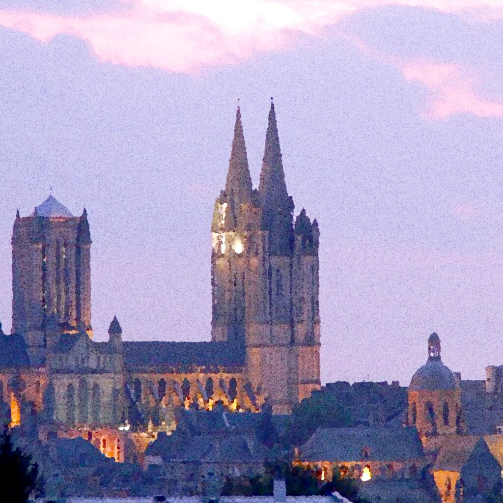 Coutances — aquarelle — France