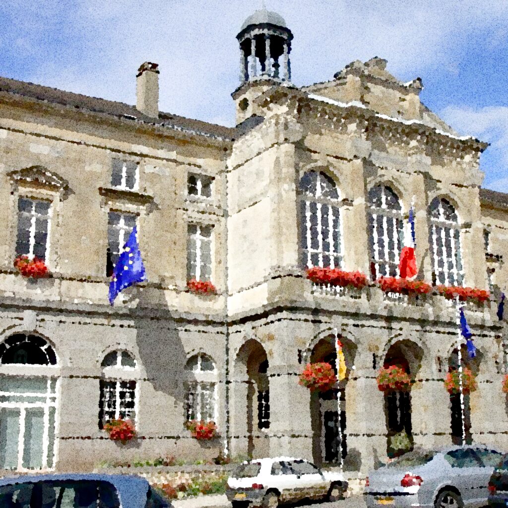 Domfront en Poiraie — aquarelle — France