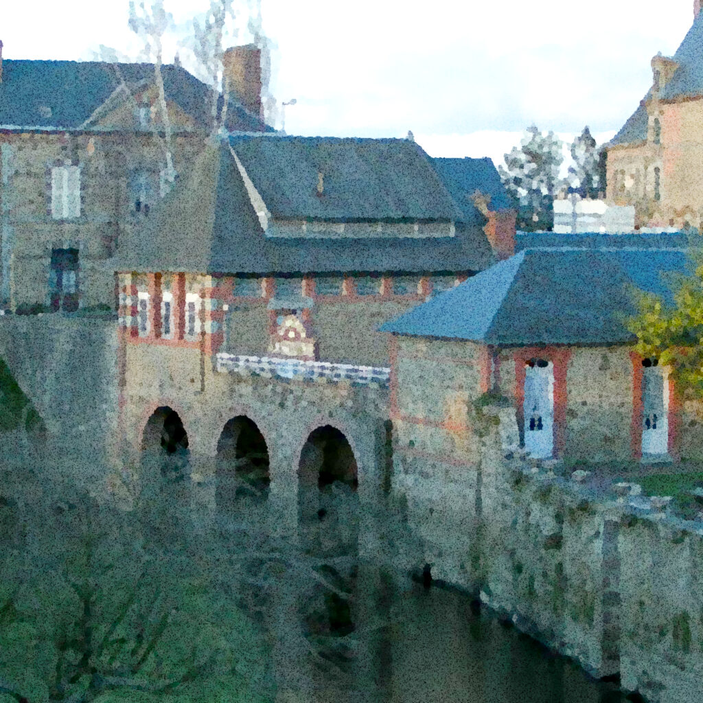 Ducey-Les Chéris — aquarelle — France