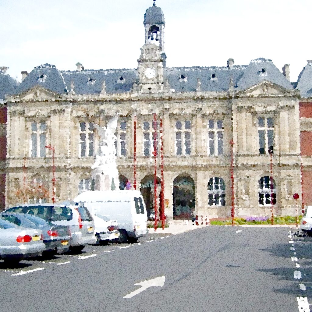 Elbeuf — aquarelle — France