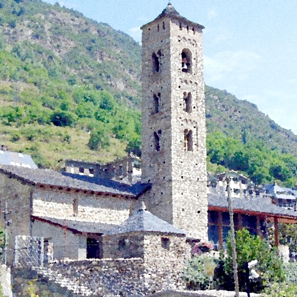 Encamp — aguarela — Andorra