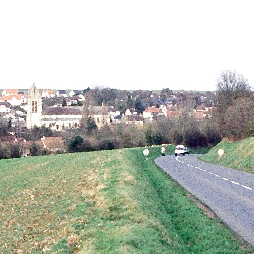 Évrecy — aquarelle — France