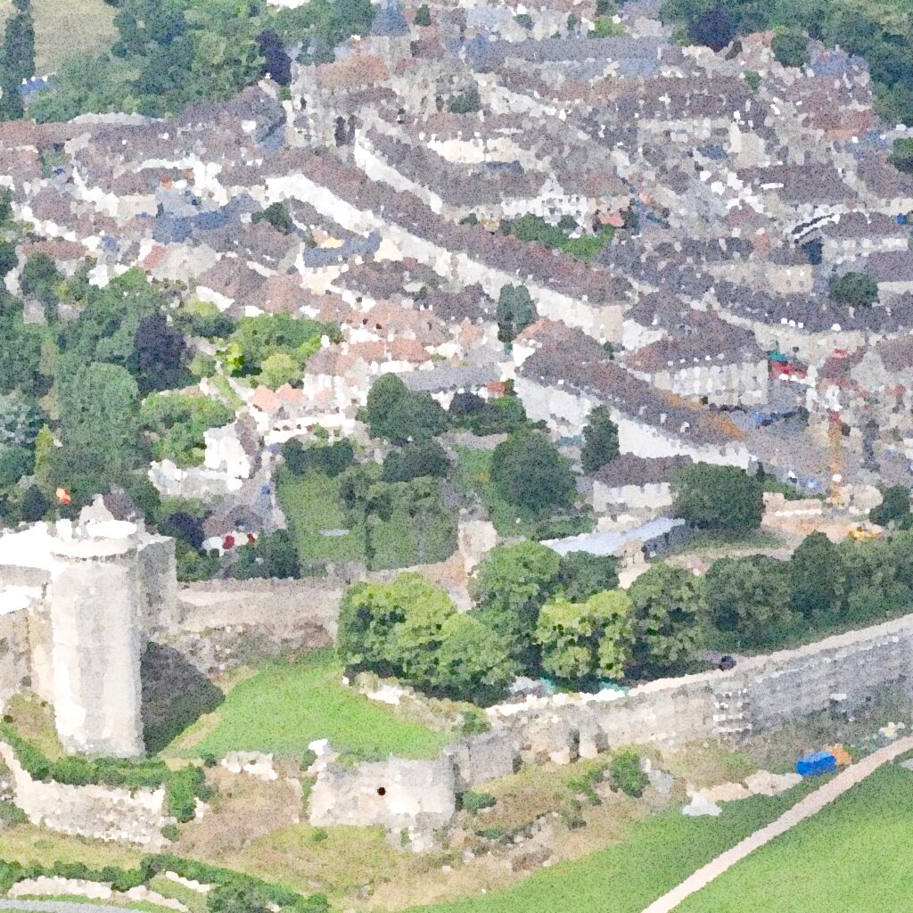 Falaise — aquarelle — France
