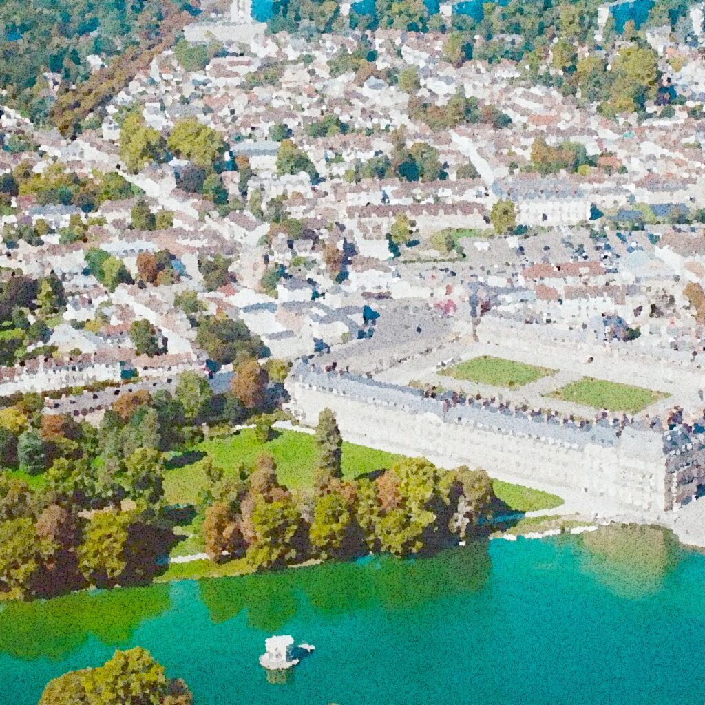 Fontainebleau — aquarelle — France