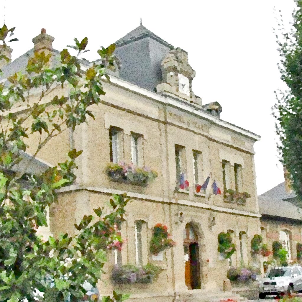Gargenville — aquarelle — France
