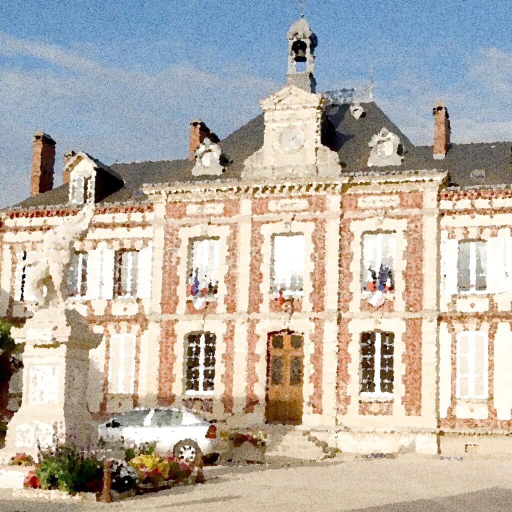 Gasny — aquarelle — France
