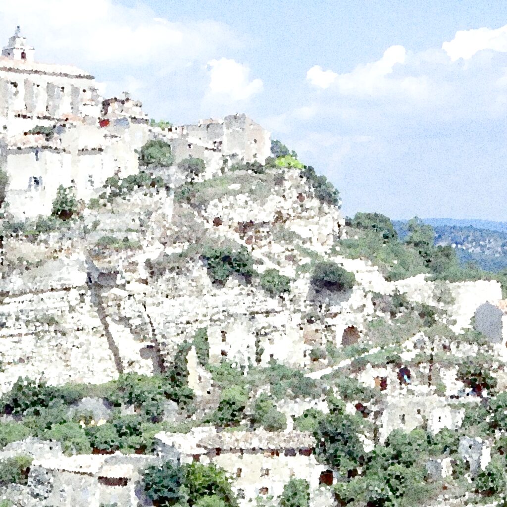 Gordes — aquarelle — France