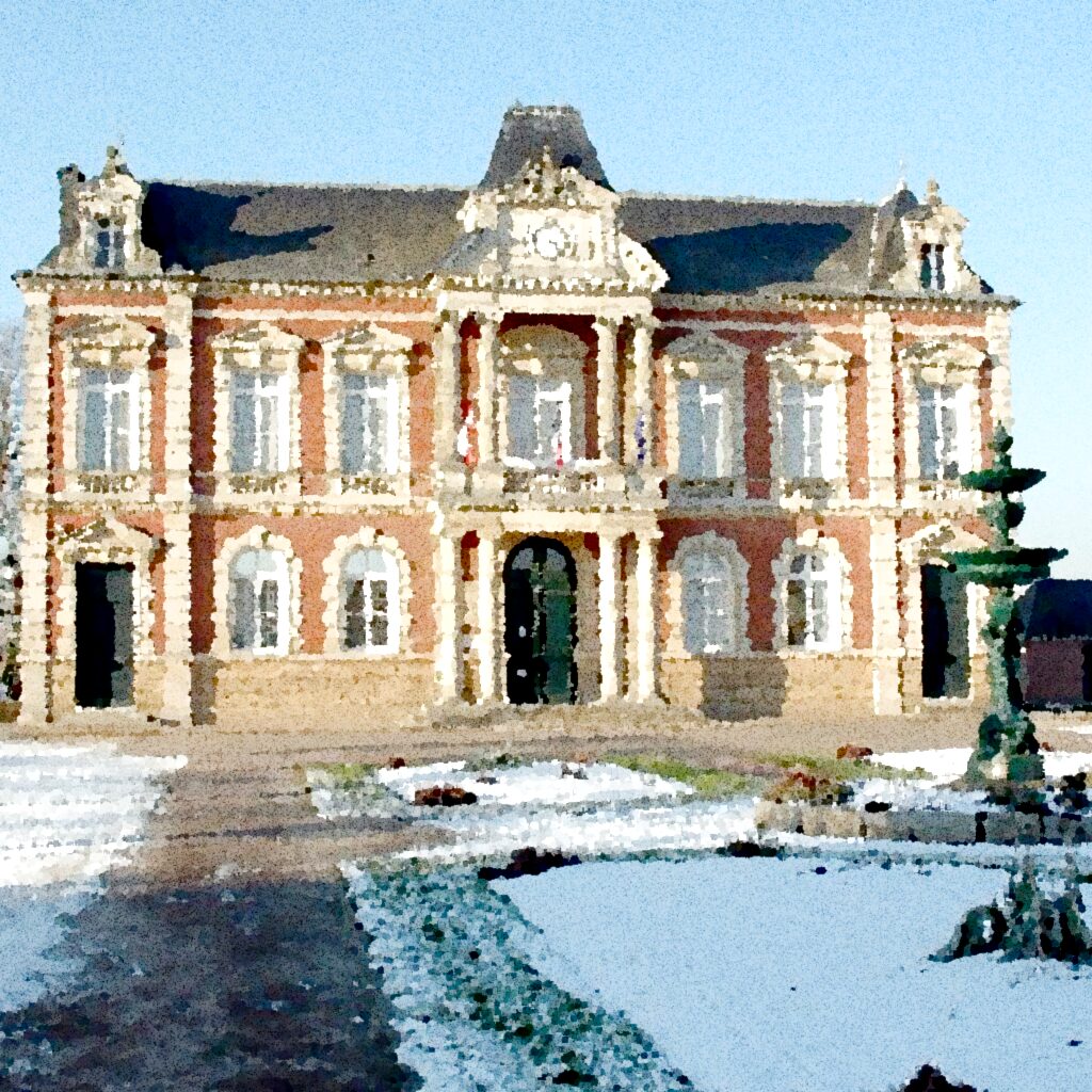 Grand Bourgtheroulde — aquarelle — France