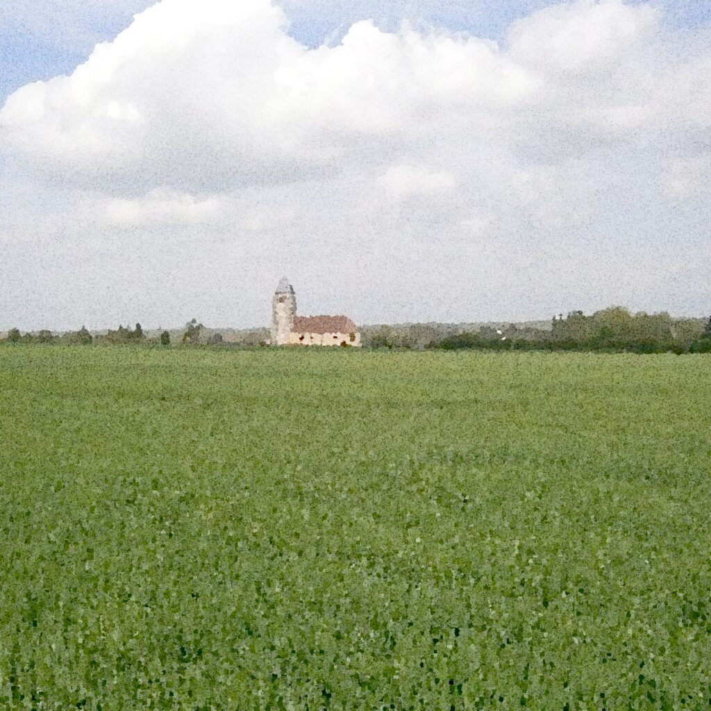 Hanches — aquarelle — France