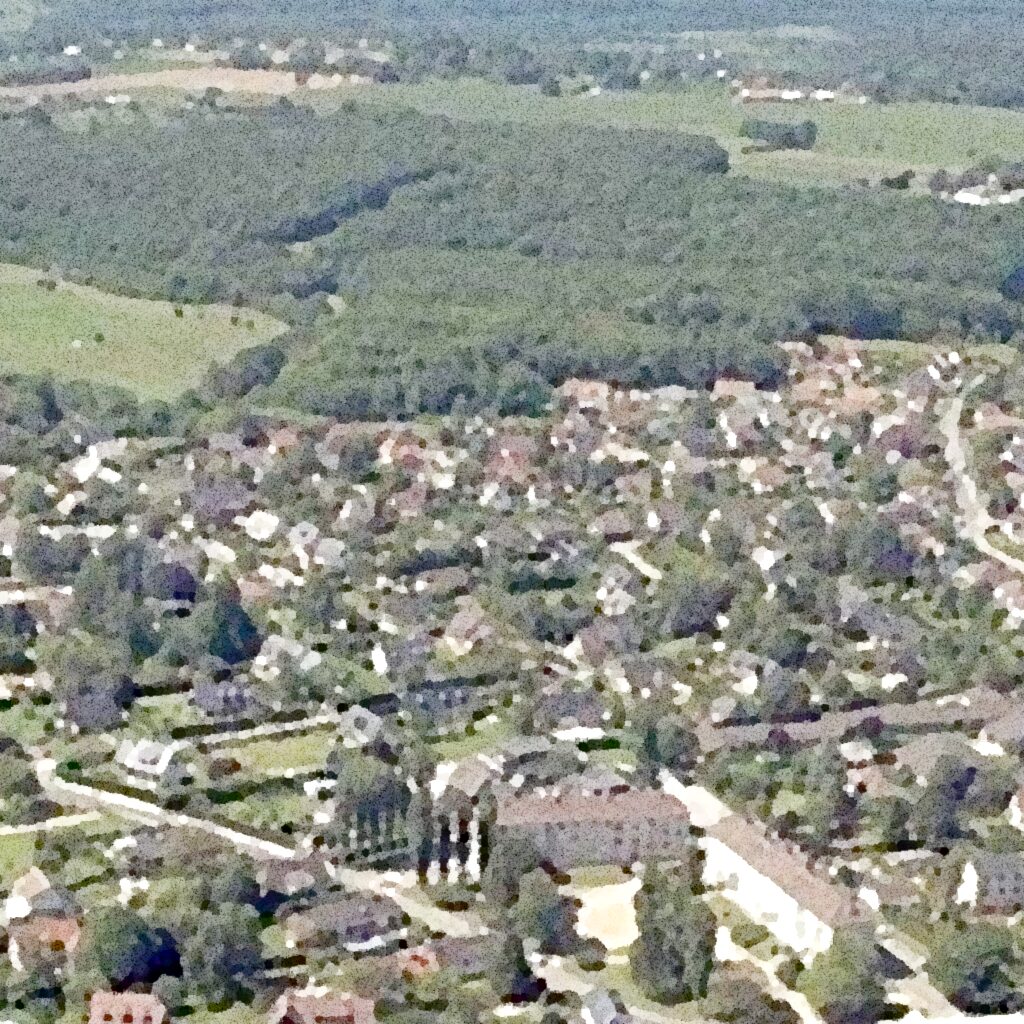 Houppeville — aquarelle — France