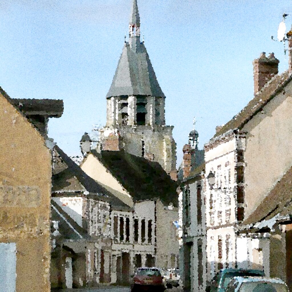 Illiers-Combray — aquarelle — France