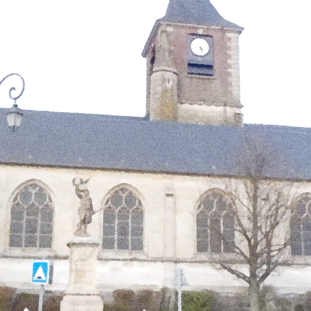 Isneauville — aquarelle — France