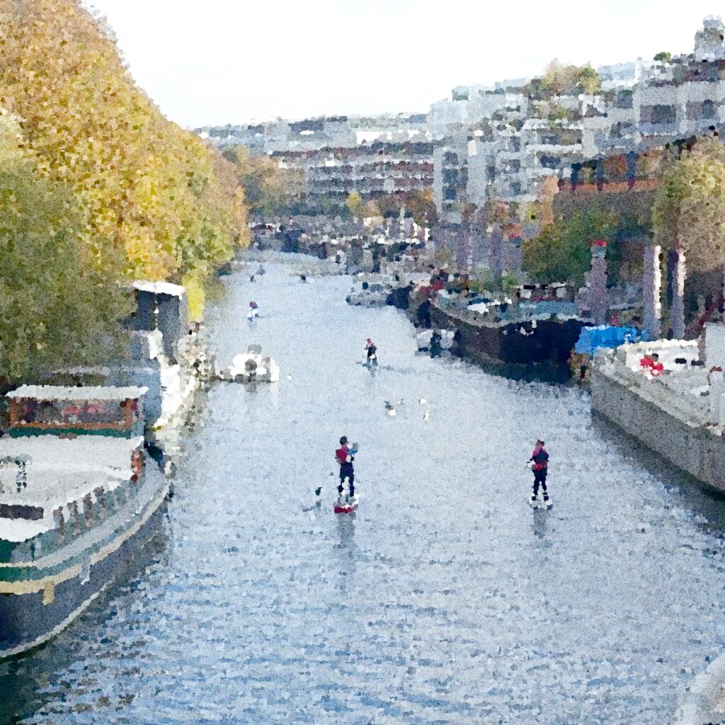 Issy-les-Moulineaux — aquarelle — France