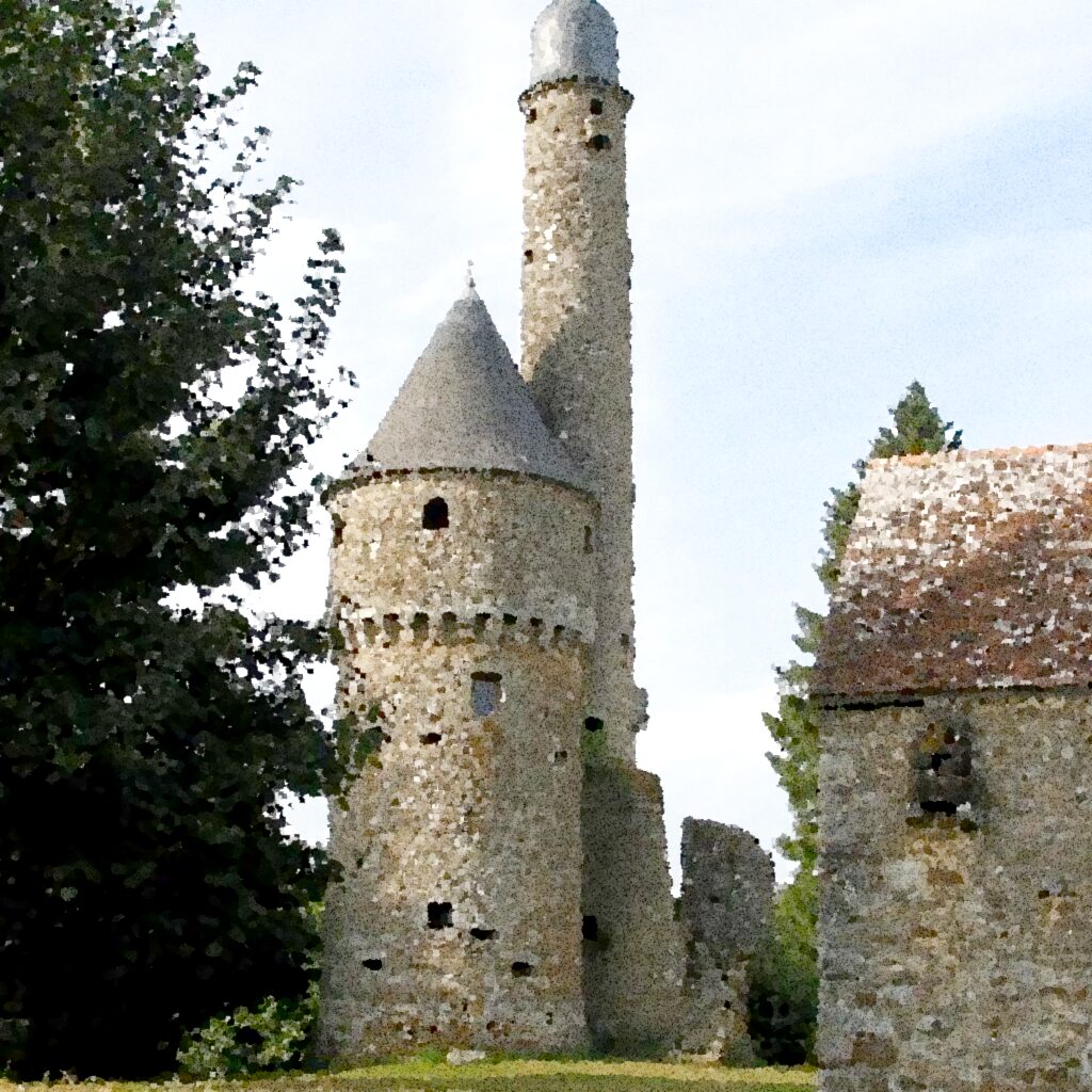 Juvigny Val d'Andaine — aquarelle — France