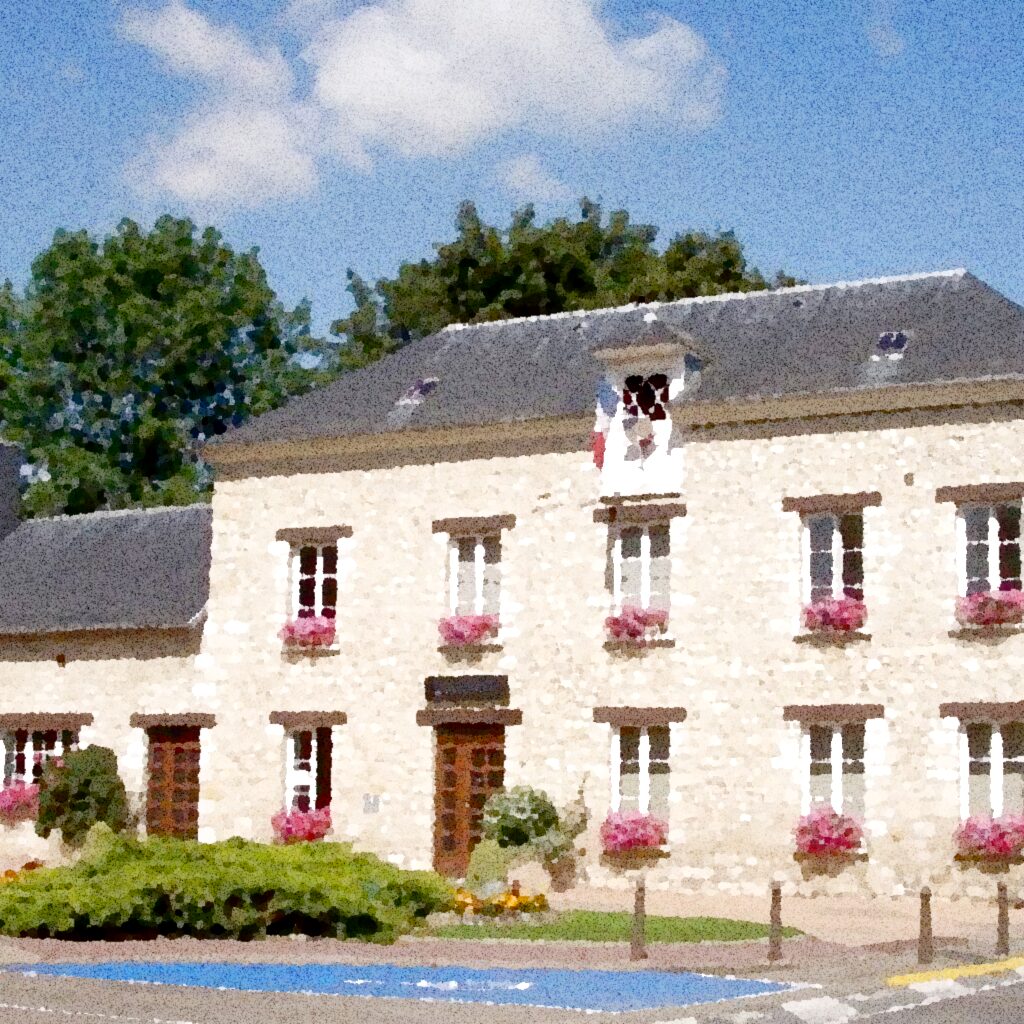 La Chapelle-Longueville — aquarelle — France