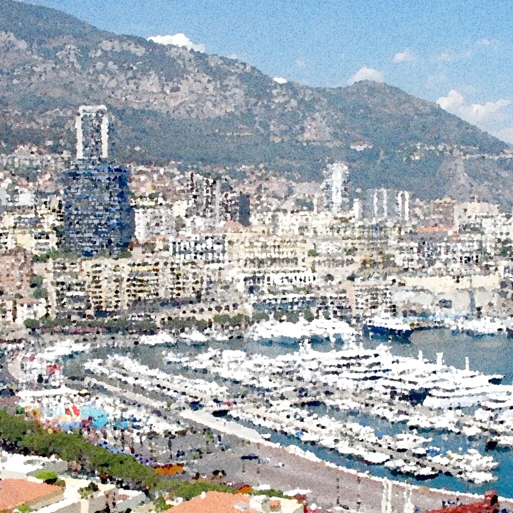 La Condamine (le port) — watercolour — Monaco