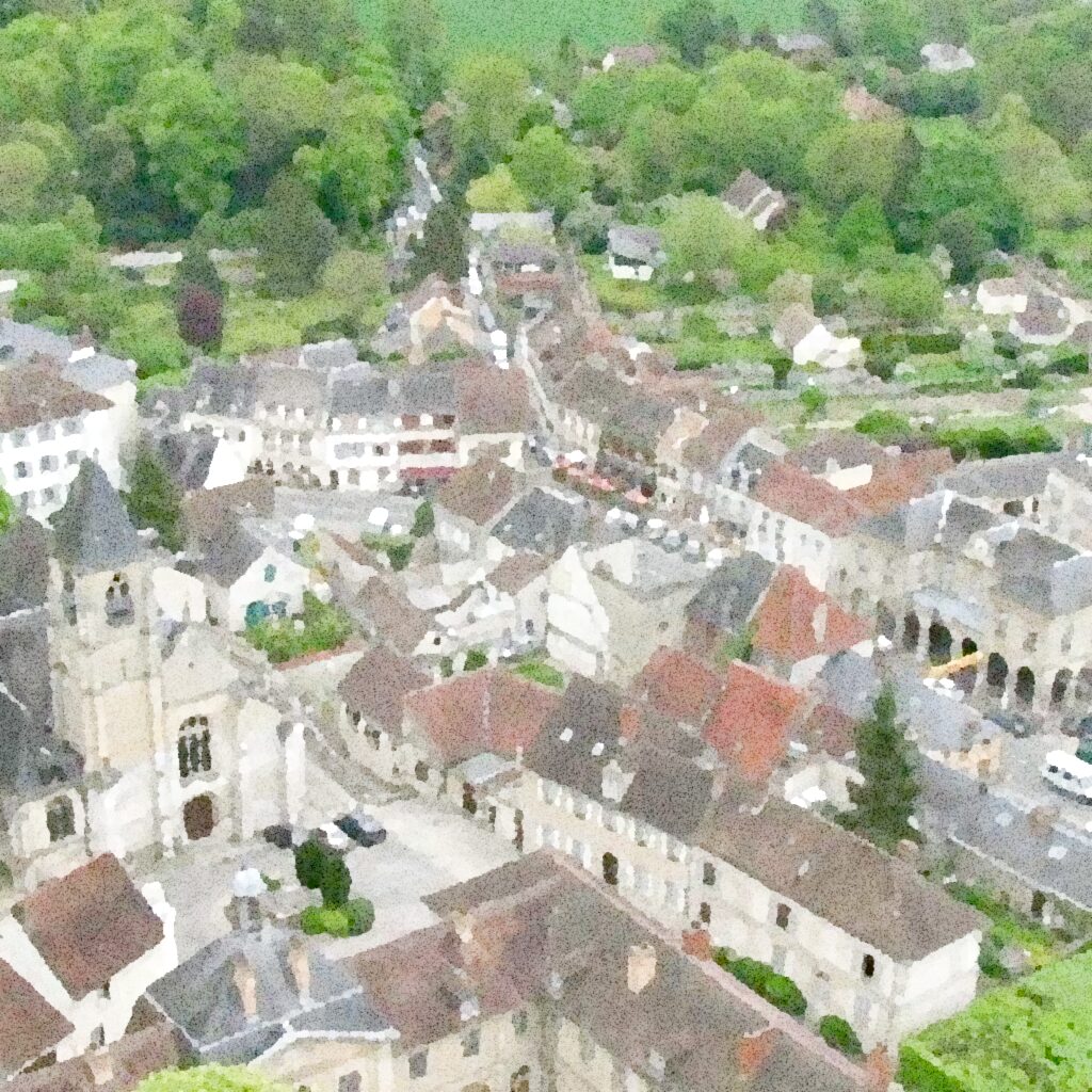 La Roche-Guyon — aquarelle — France