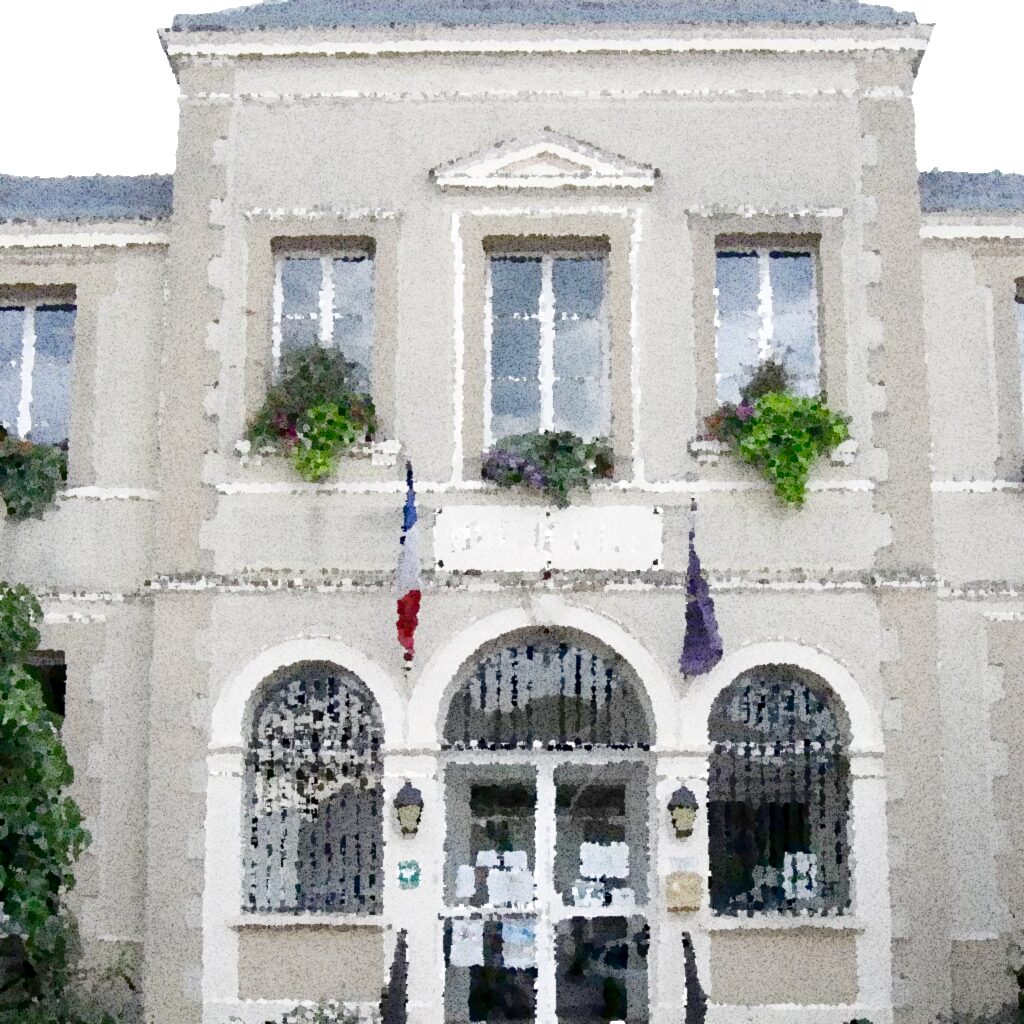 Le Châtelet-en-Brie — aquarelle — France