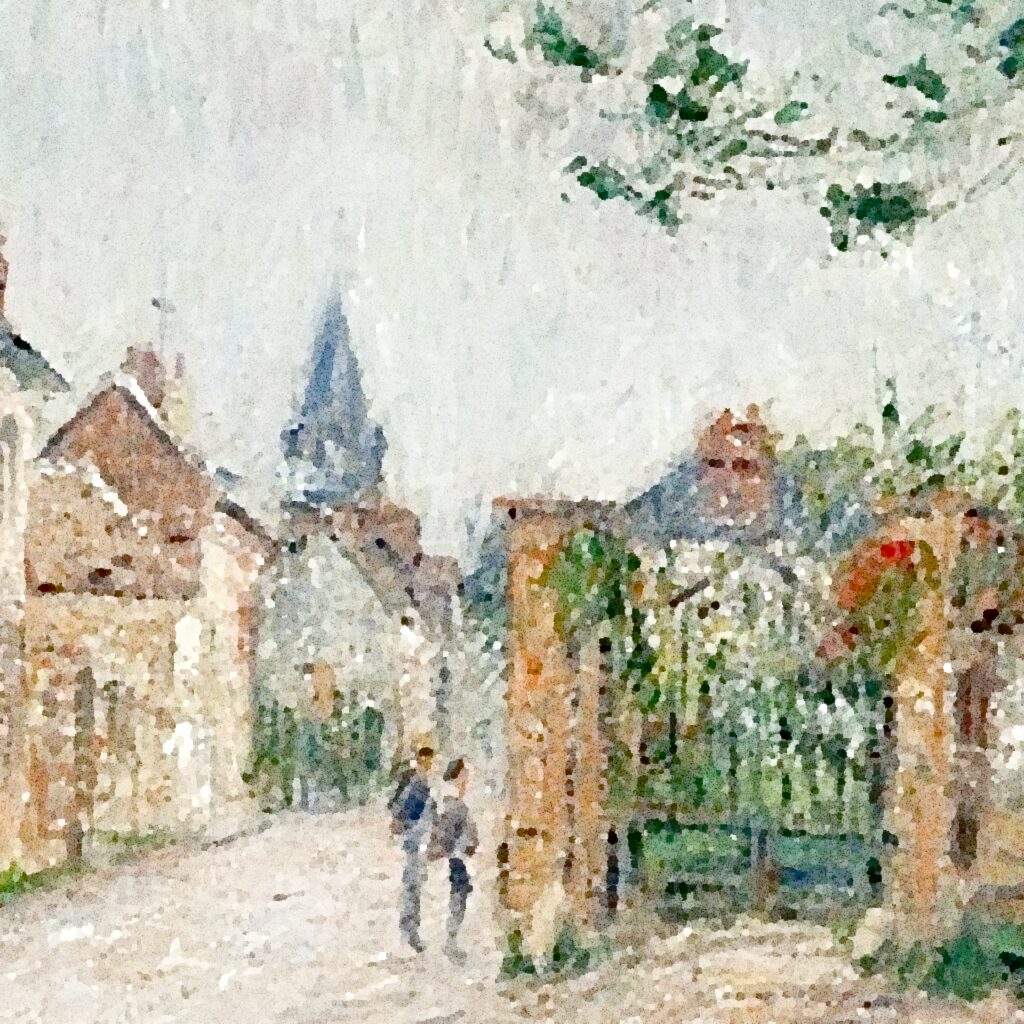 Le Vaudreuil — aquarelle — France