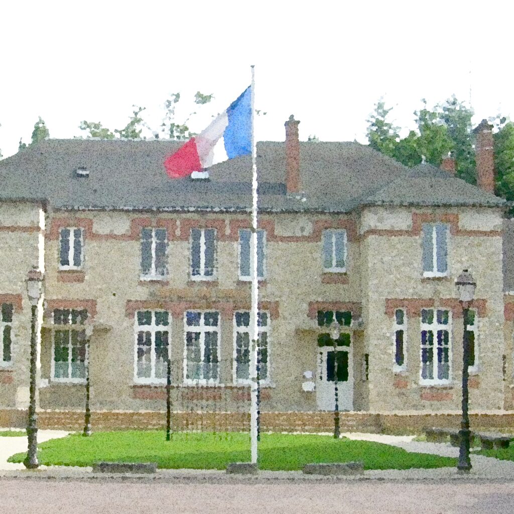 Lèves — aquarelle — France