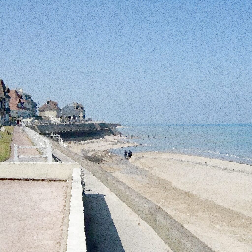 Lion-sur-Mer — aquarelle — France