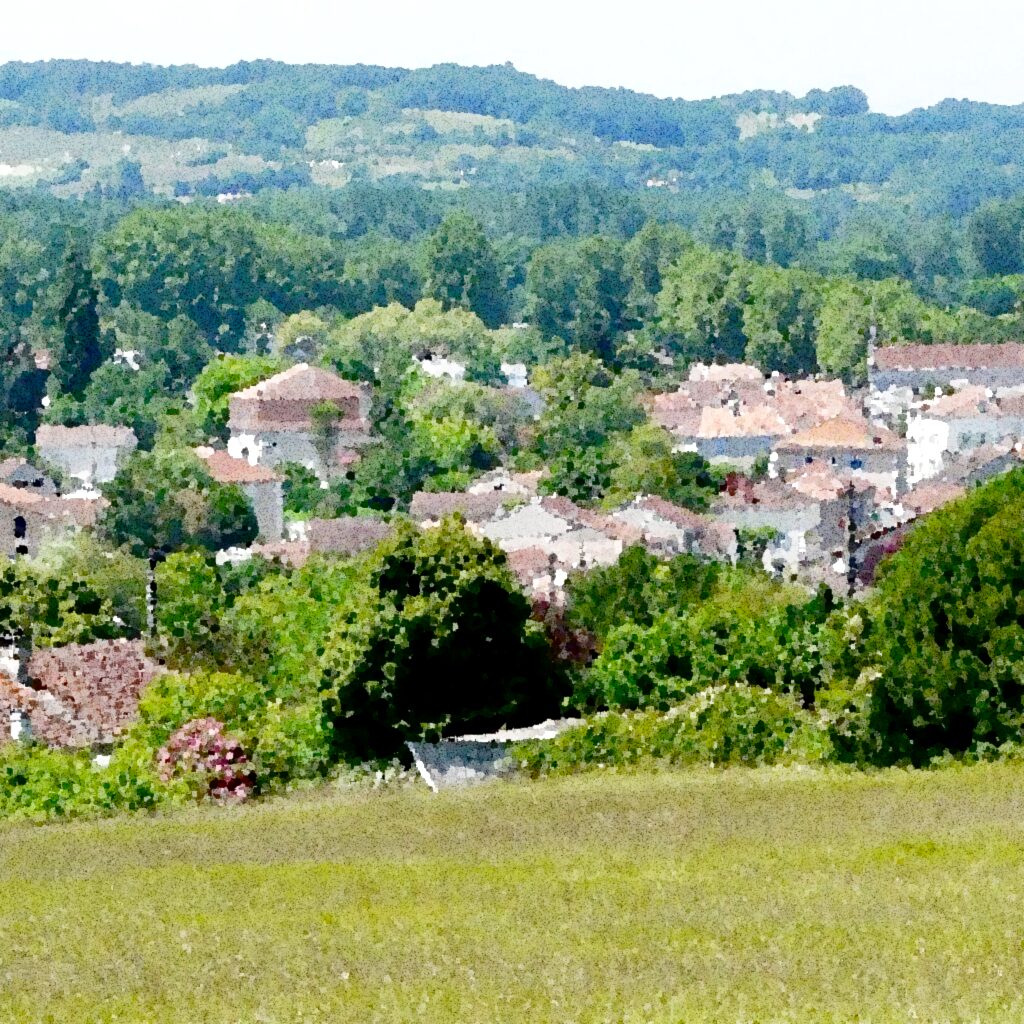 Lisle — aquarelle — France