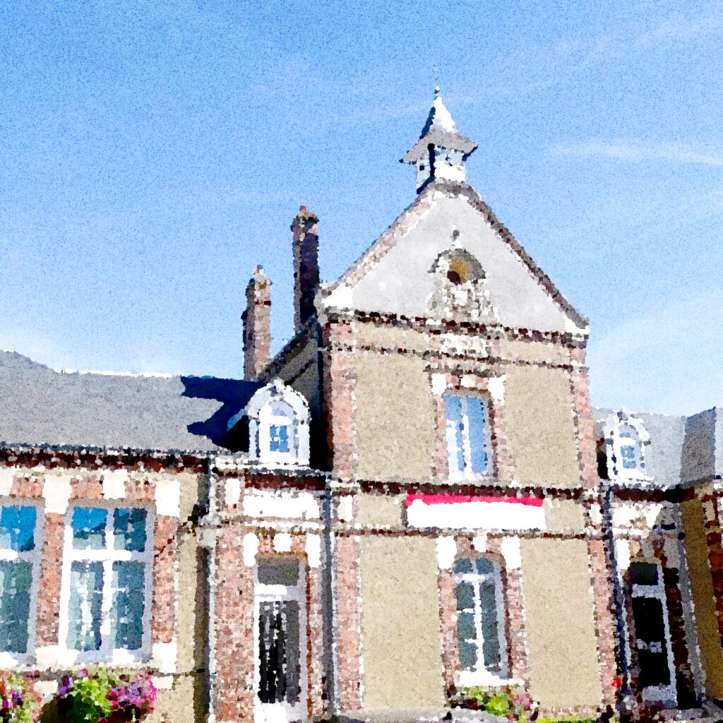 Lucé — aquarelle — France