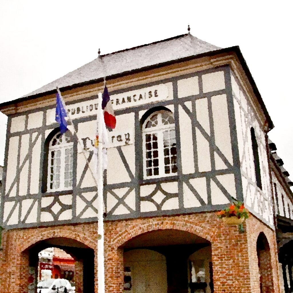 Luneray — aquarelle — France