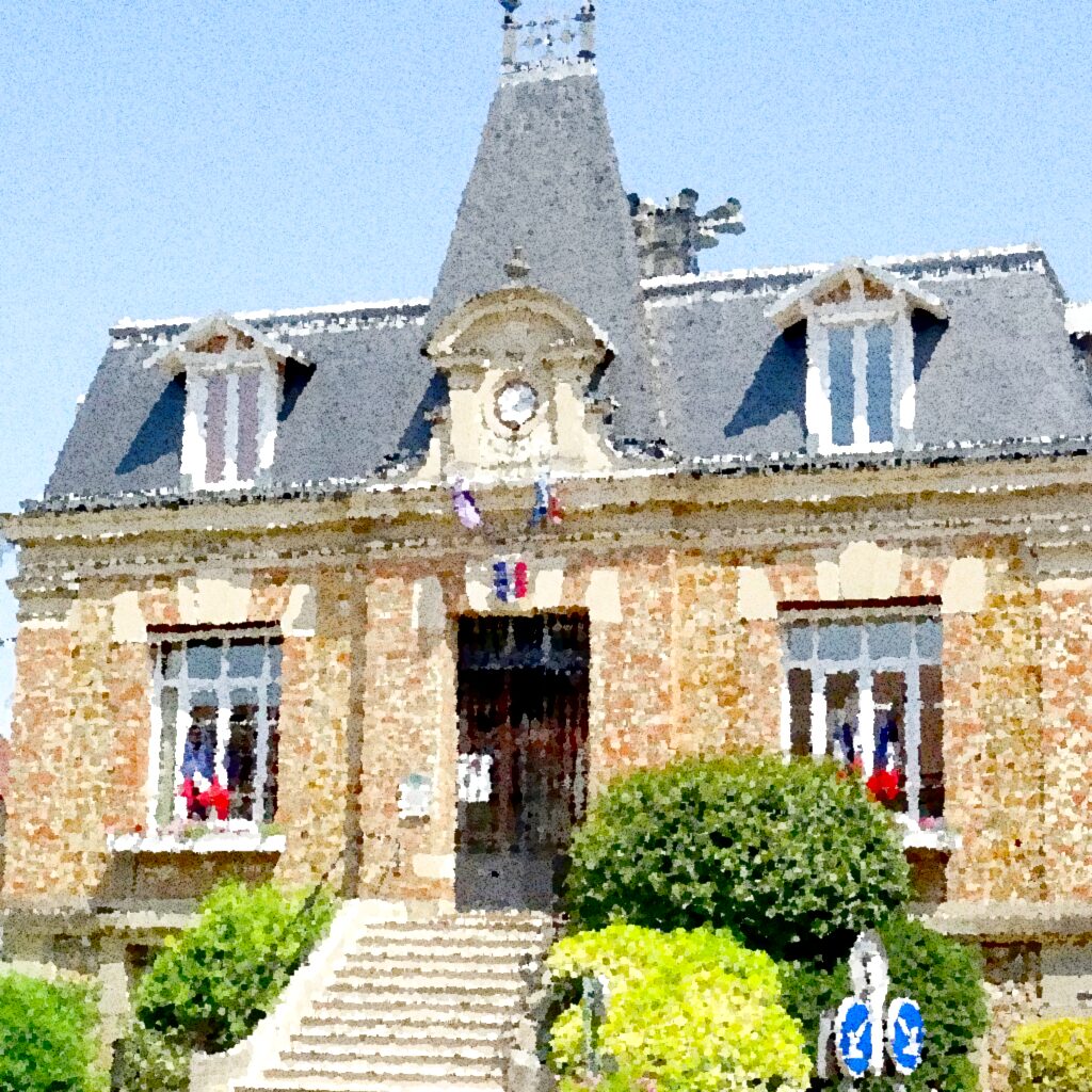 Maurecourt — aquarelle — France