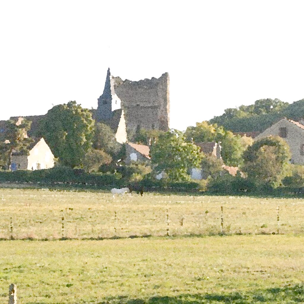 Maurepas — aquarelle — France