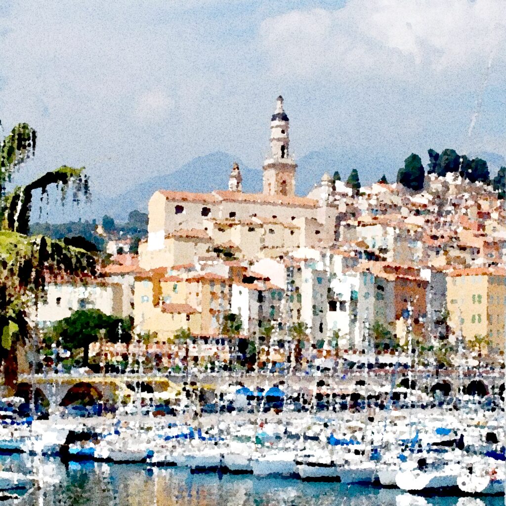 Menton — aquarelle — France