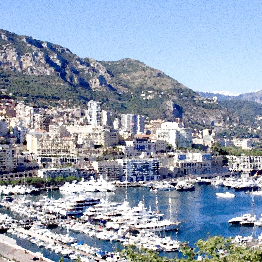 Monte-Carlo — watercolour — Monaco
