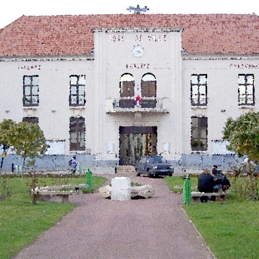 Montesson — aquarelle — France