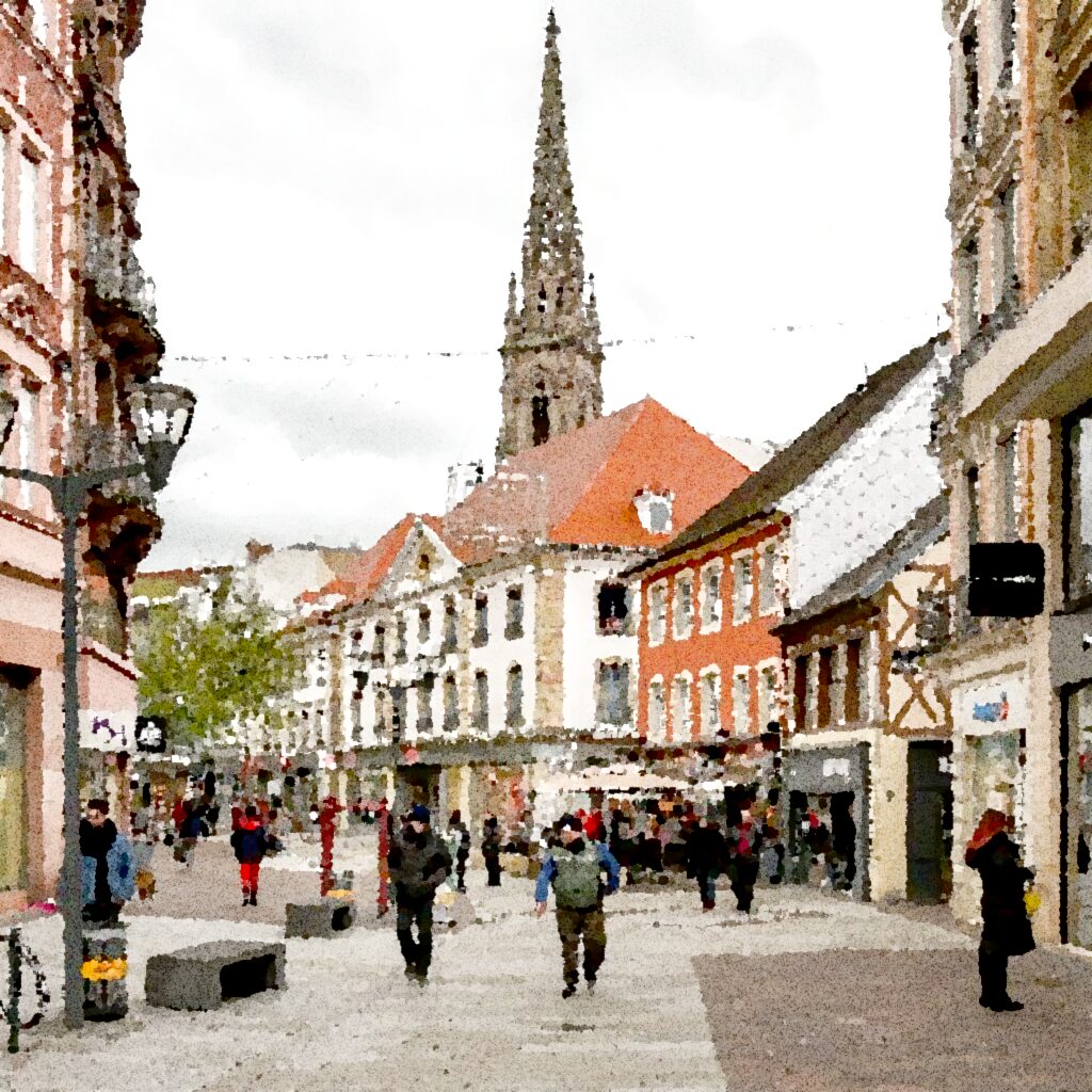 Aquarelle de Mulhouse