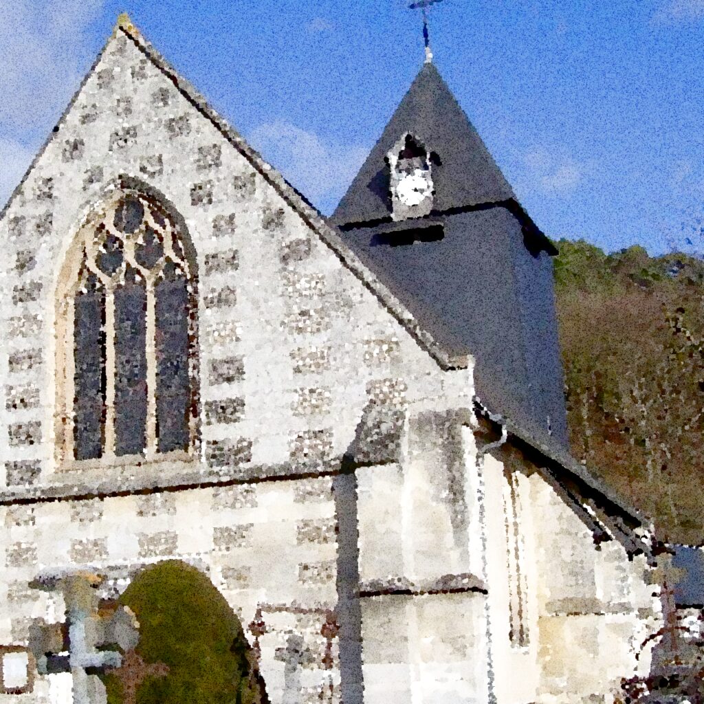 Nassandres sur Risle — aquarelle — France