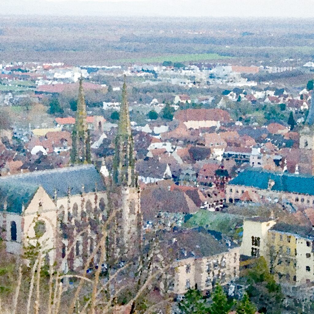 Obernai — aquarelle — France