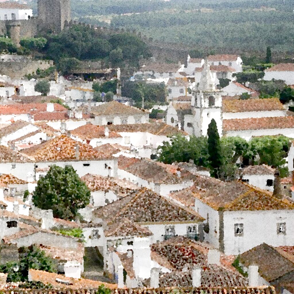 Óbidos — aquarelle — Portugal