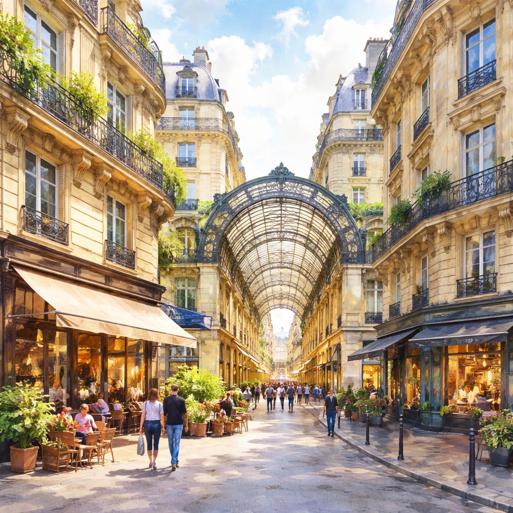 Paris 2e — aquarelle — France