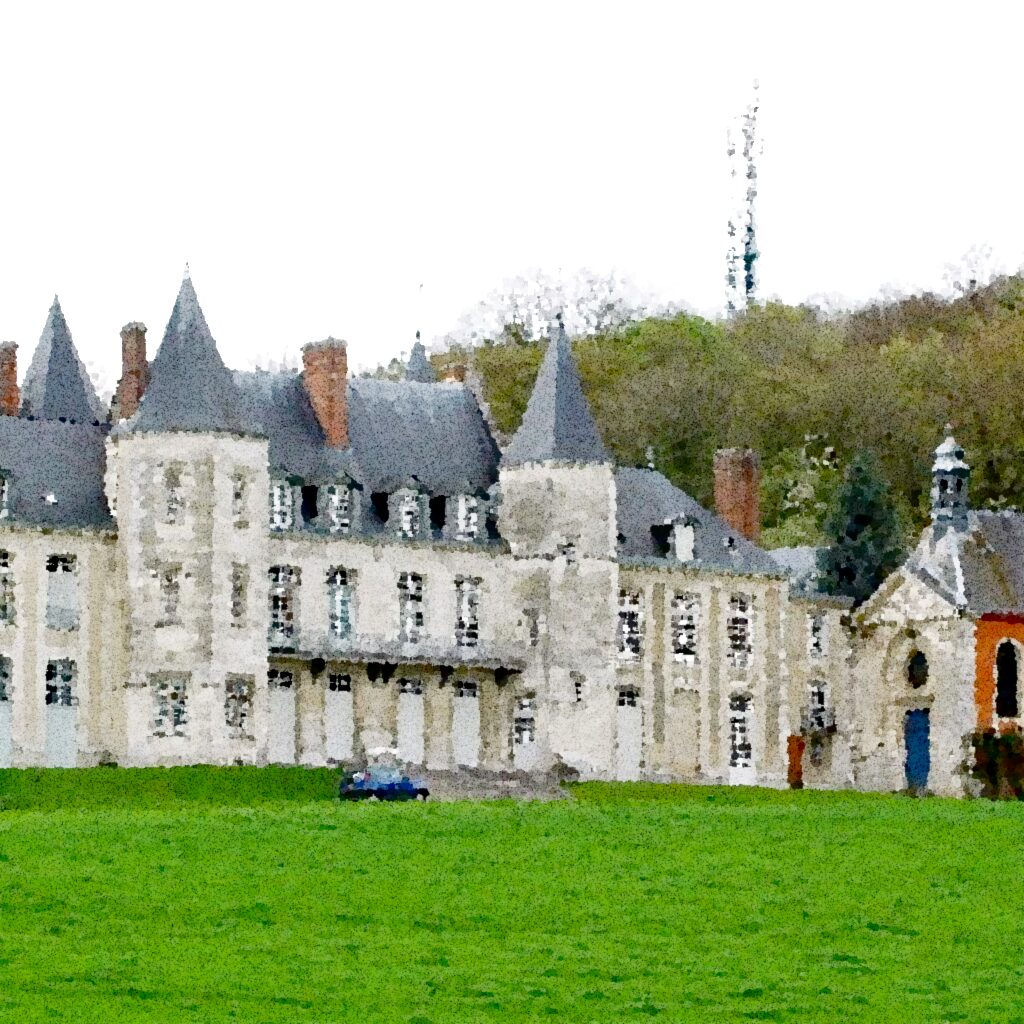 Pavilly — aquarelle — France