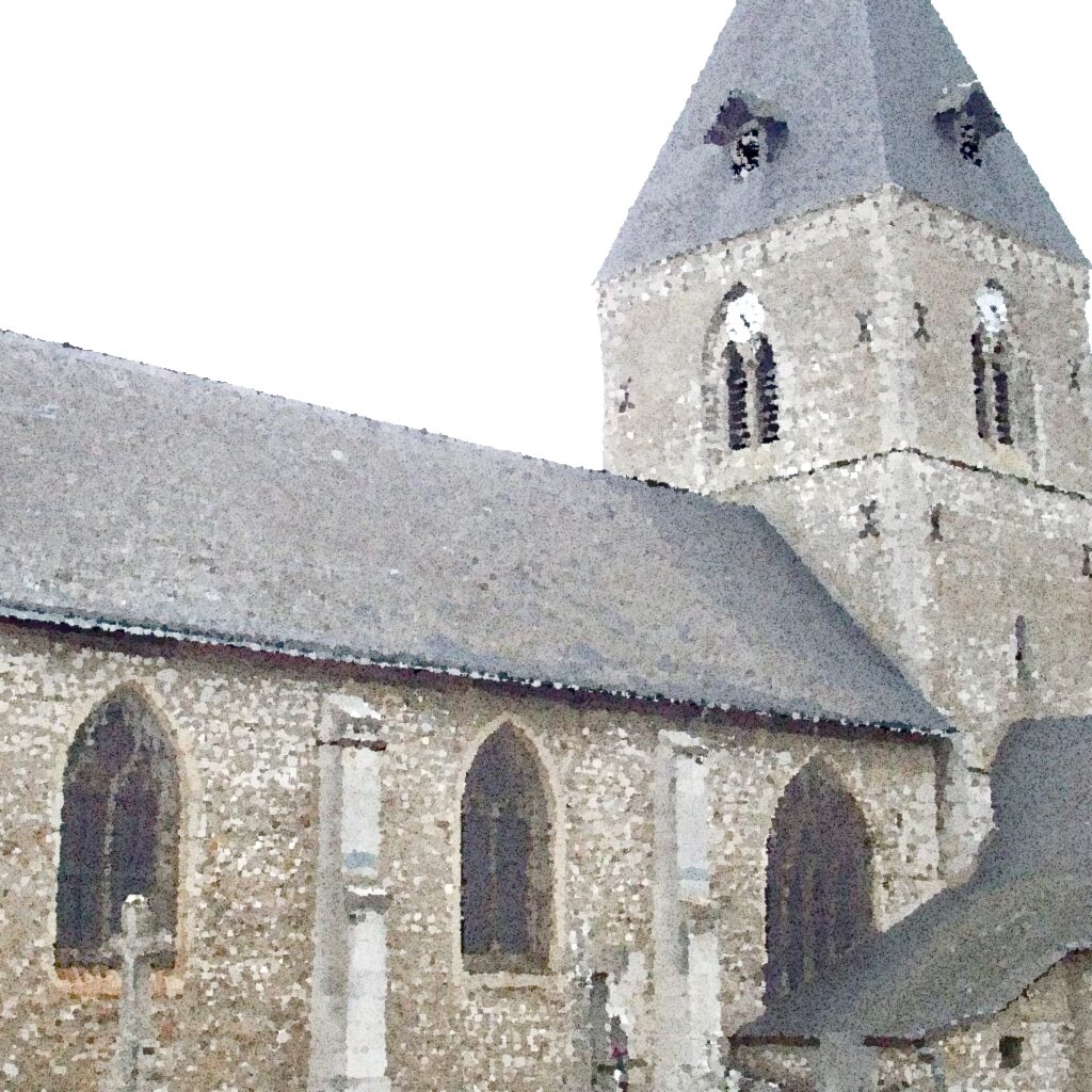 Pîtres — aquarelle — France