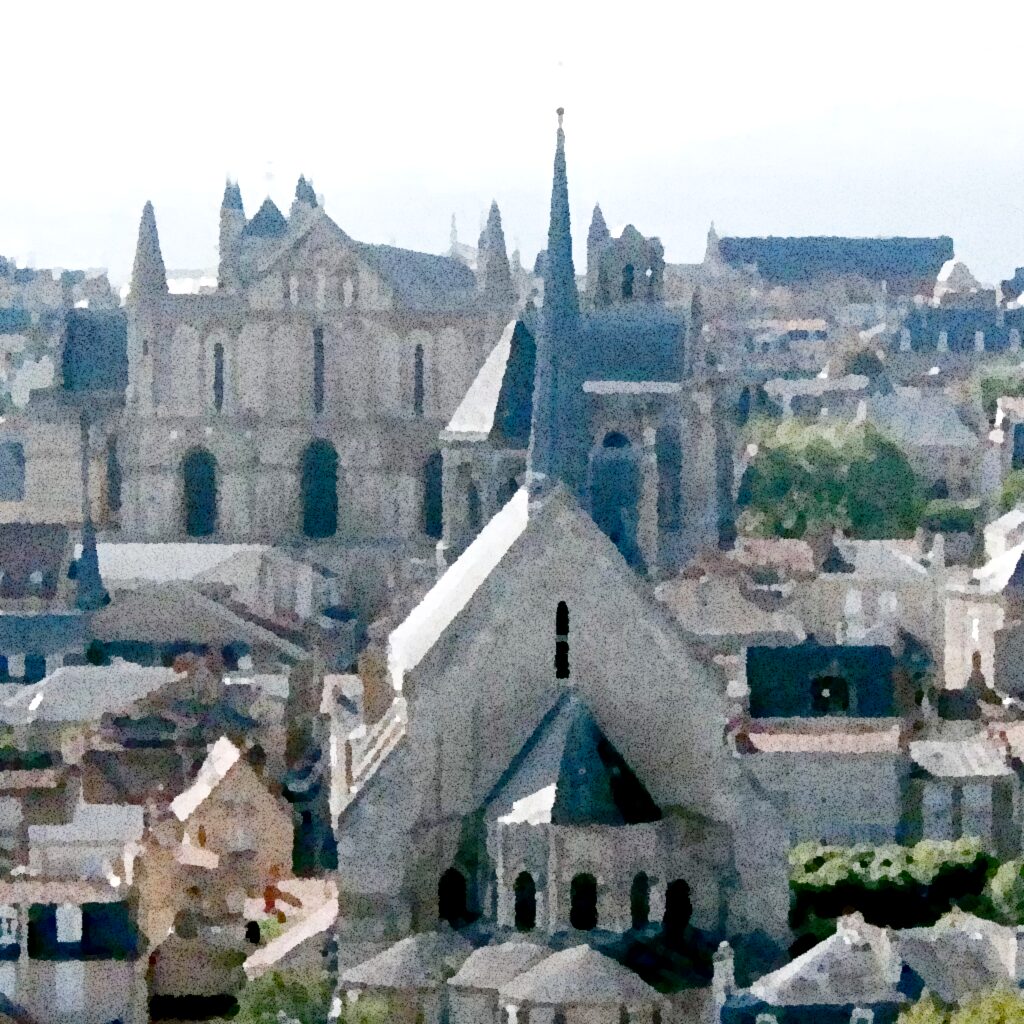 Poitiers — aquarelle — France